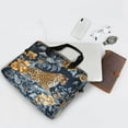 thumbnail image 5 of Laptop Bag Laptop Briefcase 15.7 x 3 x 11.8 Inches Laptop Bag Briefcases Laptop Storage Travel Laptop Bag Work Laptop Bag Blue Flowers and Leopards, 5 of 8