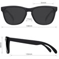 thumbnail image 2 of Sunglasses Womens,Classic Square Frame UV400 Mirrored Lens,Sunglasses Fit For Beach,Vacation,Driving, 2 of 5