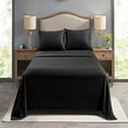 thumbnail image 7 of Twin Flat Sheets Only, Pack of 6, Soft Microfiber Bedding Sheets for Home, Salons, Hotels, Bulk Flat Sheets Only Twin Size (Black), 7 of 7