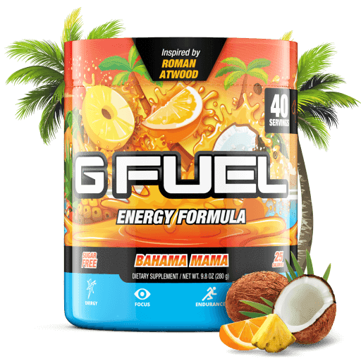 G Fuel Roman Atwood S Bahama Mama Elite Energy And Endurance Tub 40 Servings Walmart Com