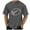 Grey, variant on LUOGENLI Male T-shirts for Mens Men's Fashion Rugby Print Short Breathable and Comfortable T Shirt Mens T-shirts Graphic Tees Vintage Summer Clothes Grey XL