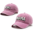 thumbnail image 2 of Mama and Mini Hats, Mommy and Me Hat, Mother Daughter Cap, Mom and Baby Matching Gift, Parent-Child Baseball Cap Set, 2 of 5