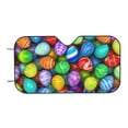 thumbnail image 7 of Daiia Colorful Easter Eggs1 Windshield Sun Shade for Car SUV Truck (Medium ), Car Sun Shade Windshield, Car Shades for Front Windows, Sunshade for Car Windshield, 7 of 7
