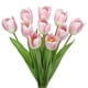 thumbnail image 1 of Tulipanes artificiales Arborus, 10 unidades, color rosa Real Touch, 1 of 6