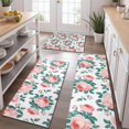 thumbnail image 2 of Pioneer Flower Floral Print Pattern Kitchen Rugs Sets Of 3,Kitchen Runner Rugs Non Skid Washable,Decorative Kitchen Floor Mats for Kitchen,Sink,Laundry,17"x30"+ 17"x47" + 17"x59", 2 of 6
