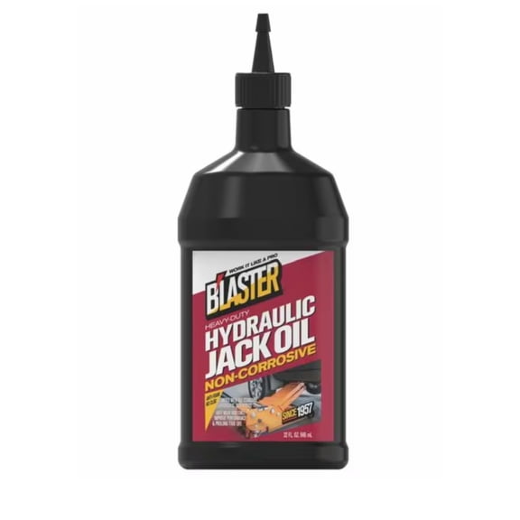 ’Laster Heavy-Duty Hydraulic Jack Oil, a High-Performance Blend Works for All Types of Jacks, 32 Ounces, Pack of 12