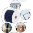 thumbnail image 4 of 20 Yards Twisted Cord Rope 3mm Nylon Honor Cord Silk Ropes Decorative Rope Trim Satin Shiny Cord Thread for Crafts Handfasting Home Décor Upholstery Curtain Tieback (Marine Blue), 4 of 9