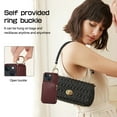 thumbnail image 3 of MesaSe 15/15Plus/15Pro/15PM Leather Case  Phone Protector Case Hanging Cord Multi Card Bag Convenient Payment Phone Case, 3 of 7