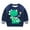 Sapphire Blue, variant on Toddler Kids Boys Pullover Sweaters Baby Knitted Sweater Round Neck Sweaters, Long Dinosaur Print Loose Knitted Pullovers for 1-7 Years
