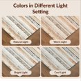 thumbnail image 7 of Design&I 5'x7' Washable Area Rug Beige Distressed Vintage Stripe Interlocking Geometric Neutral for Dining Room, Under Table, Home Office, Snag-Free, Skid-Resistant, 7 of 7