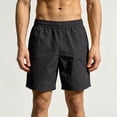 thumbnail image 6 of ZRGHAOYLQ Mens Casual Shorts 7 Inch Elastic Waist Shorts Straight Leg Loose Fit Shorts Breathable Lightweight Summer Leisure Shorts with Pockets, 6 of 7