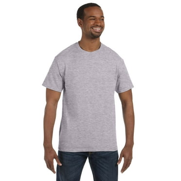 Gildan G500 Adult Heavy Cotton T-Shirt, Sport Grey, XL, Pack Of 3, Mens T-Shirts