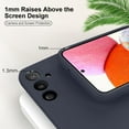 thumbnail image 2 of Slim Liquid Silicone Case for Galaxy A54, with Scratch-Resistant Microfiber Lining Anti-Slip and Shock Absorption Soft Silicone Protective Case for Samsung Galaxy A54 5G 2023 (Gray), 2 of 7