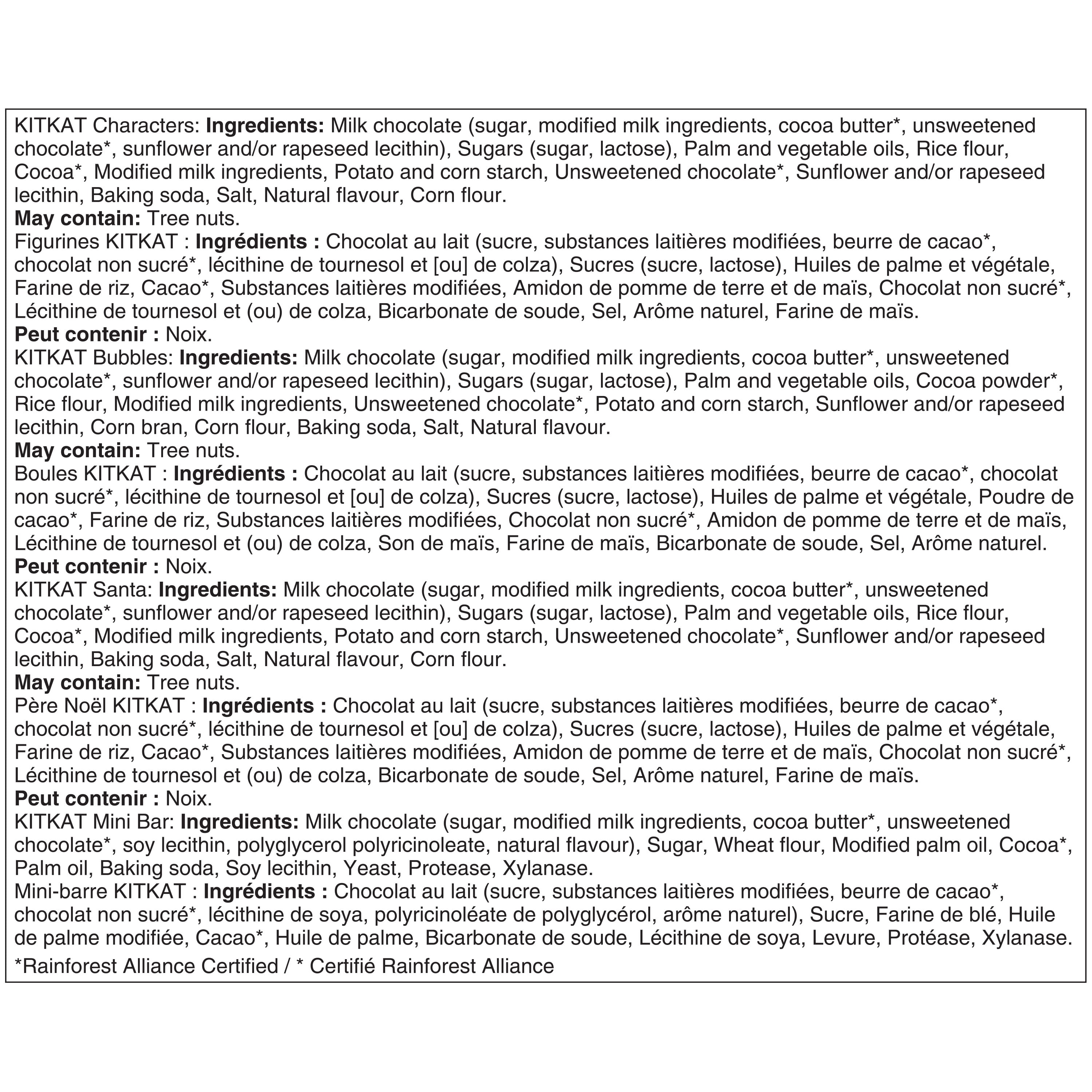 Kitkat Santa's Workshop Advent Calendar, With KITKAT Christmas Chocolates, 233 g