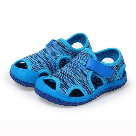 

Knosfe Summer Toddler First Walkers Children 15M-9.5Y Sneakers Infant Baby Non-Slip Sandals
