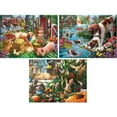 thumbnail image 2 of Bits And Pieces Set Of 3 300 Piece Jigsaw Puzzles For Adults Puppies By Larry Jones 18"X24", 2 of 10