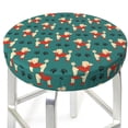 thumbnail image 3 of Honeii Cartoon Poodle Dog Bar Stool Covers – Perfect Fit for 12" to 14" Round Stools, Crease-Resistant, Stretchy, Washable & Dustproof Seat Slipcovers-12 inch, 3 of 7
