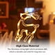 thumbnail image 5 of Inteprter Luces LED navideñas con ventosa, lámpara luminosa con diseño de alce, colgante de árbol de Navidad, decoración del hogar, decoración de Cocina y Comedor Inteprter HA067237-00, 5 of 6