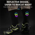 thumbnail image 3 of Tignapoo Reflective Digital Cycling Socks for All-Season Outdoor Sports - Black with Number Design, One Size Fits 39-46, Lightweight & Breathable, 3 of 7