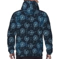 thumbnail image 3 of Bingfone Dandelions Men's Drawstring Hoodie Long Sleeve Pocket Sweatshirts-Large, 3 of 6