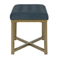 thumbnail image 4 of HomePop Decorative Velvet Tufted Ottoman, Multiple Colors, 4 of 11