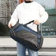 thumbnail image 2 of Sac à Dos de Sport en Nylon avec Compartiment à Chaussures Sac à Dos de Sport Imperméable Sac à Main Multifonctionnel Résistant à l'Usure pour Football Extérieur Noir, 2 of 6