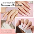 thumbnail image 3 of Kit de uñas en polvo Modelones con purpurina rosa nude de 4 colores, 3 of 8