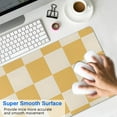 thumbnail image 4 of Pastel Checkered Mouse Pad, Cute Boho Mousepad for Home Office, Anti-Slip Rubber Mice pad for Computer & Laptop, 31.5x11.8inches, Pattern Aesthetic, 4 of 7