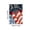 B, variant on Diceymbol Vibrant Firework American Flag Garden Flag Double Sided Waterproof Linen Banner for Front Porch Decor 12x18In