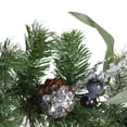 thumbnail image 3 of Northlight Iced Pine and Blueberries Artificial Christmas Garland - 6' x 12" - Unlit, 3 of 4