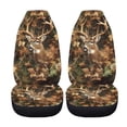 thumbnail image 4 of Garronmavis Hunting Forest Deer Car Front Seat Covers Automobile Seat Cover Sets 2 Pack Breathable Seats Protectors Universal fit for Most of SUV,Sedan,Trucks, 4 of 7