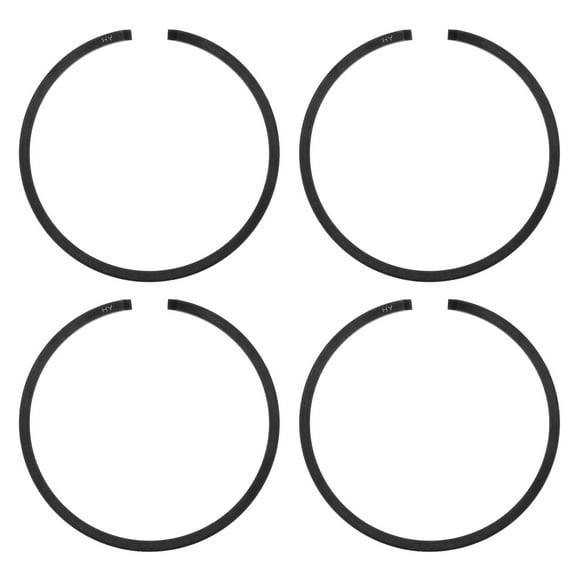 Juego de Anillos de Pistón Uxcell de 4 Piezas 36.5mm x 1.5mm Anillos de Pistón Negros Reemplazos para Sierra Eléctrica