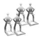 thumbnail image 1 of Paquete de 4 divertidos soportes para parrilla, soportes para salchichas y perritos calientes, soportes portátiles para perritos calientes, brochetas, 1 of 9
