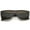 White, variant on sunglassla - old school rapper flat top rectangle sunglasses for men 57mm (tortoise/brown)