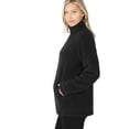 thumbnail image 2 of Women's Soft Sherpa Cotton Candy Teddy Coat Full-Zip Fleece Outer Jacket, 2 of 5