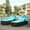 Blue Cushion, 2PCS, variant on 3-Piece Adjustable PE Rattan Chaise Lounge Set, Wicker Patio Lounge Chair with Seat Cushion and Side Table, Outdoor Lounger Recliner for Garden, Balcony, Poolside, Patio, Deck, Backyard, TR21