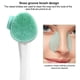 thumbnail image 5 of Cepillo Limpiador Facial Cepillo De Masaje Exfoliante Facial De Silicona Limpiador Facial De Doble Cabeza 2 Uds Kearding CE008676-01, 5 of 6