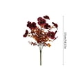 thumbnail image 2 of Fall Outdoor Home Decor Artificial Flowers Pansies and Violets for Living Rooms and Seasonal Arrangements, 2 of 5