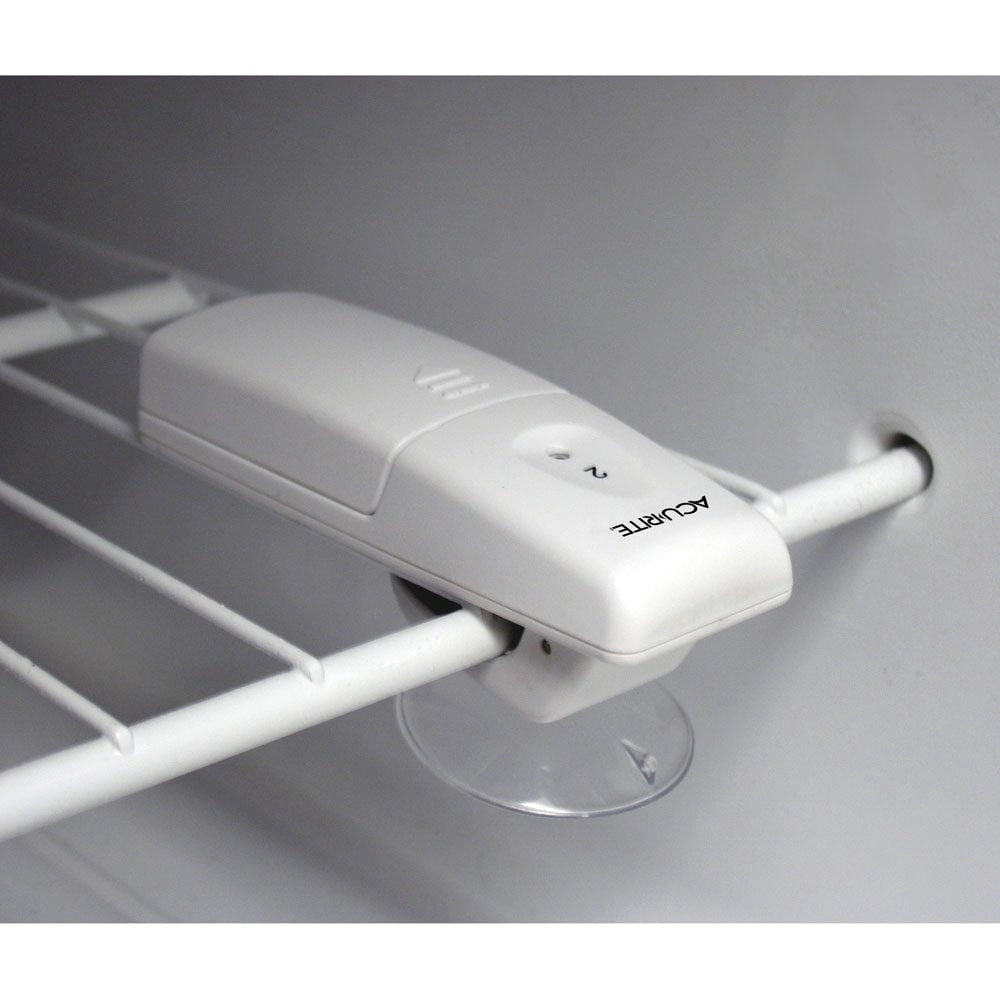 AcuRite Digital Wireless Temperature Monitor for Fridge and Freezer with Two Remote Temperature Sensor Thermometers, Custom Temperature Alarm for Max/Min Temperature in Home or Restaurants (00986)