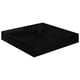 thumbnail image 1 of Estantería flotante de pared VidaXL de MDF negro brillante en forma de panal de abeja, 1 of 6