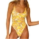 thumbnail image 1 of Elegante traje de baño cómodo para mujer Traje de baño siamés sin respaldo estampado OAVQHLG3B Store  lin121212, 1 of 3