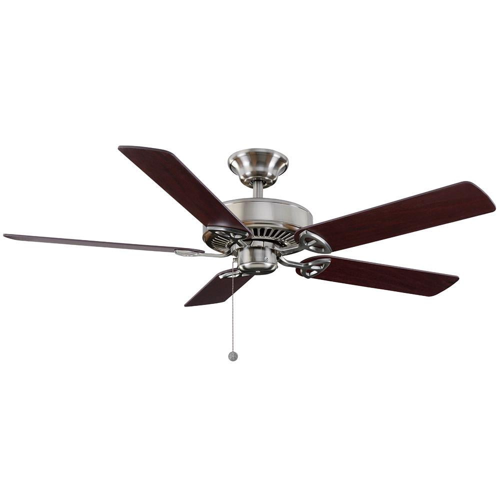 Farmington 52 in. Indoor Brushed Nickel Ceiling Fan