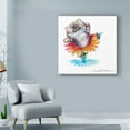 thumbnail image 3 of Trademark Fine Art 'Kitten Ballerina Daisy Flower Dance Persian Cat' Canvas Art by Lucy P. Mctier, 3 of 3