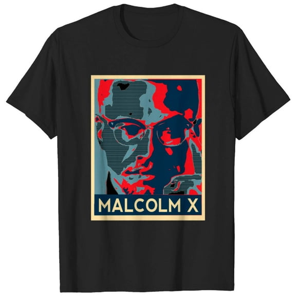 Malcolm X t shirt, Short Sleeve Cotton T- Shirt - new 2025 shirt