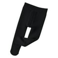 thumbnail image 2 of HAOTAGS Toddler Girls Cotton Thickened Leggings Classic Solid Pants for Kids Black Size 7-9 Years, 2 of 3