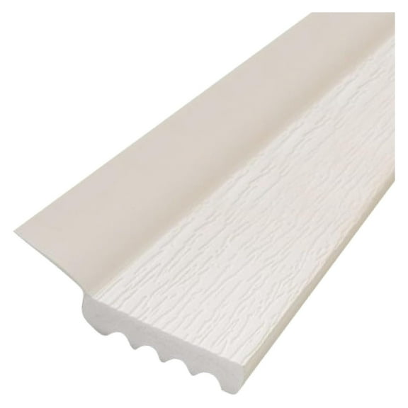 7-Foot Vinyl Uniflex Vinyl Garage Seal for Top and Sides (Bright White)