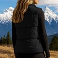 thumbnail image 5 of Abomasnow Women's Puffer Vest Lightweight Stand Collar Sleeveless Winter Warm Zip Up Padded Outerwear Jackets with Pockets S-XXL, 5 of 5