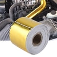 thumbnail image 4 of Cinta de Envolta de Calor Reflectante de Aluminio de Coche Dorado para Firewalls, Cubiertas del Motor y Más, 4 of 7