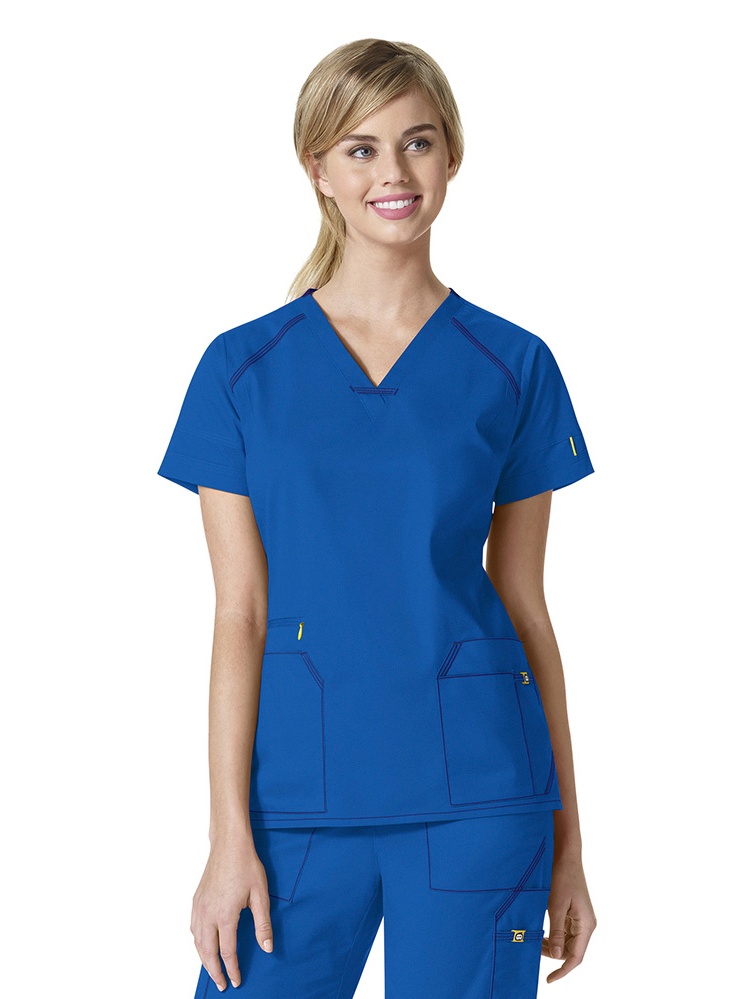 Download WonderWink - 7flex by wonderwink women's v-neck solid scrub top - Walmart.com - Walmart.com