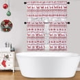 thumbnail image 6 of Haperlare 52"W x 15"L Christmas Tree Deer Cafe Valance Curtain Boho Style Blackout Valance Curtains Home Decorations Kitchen Valance Curtain, White, 6 of 6